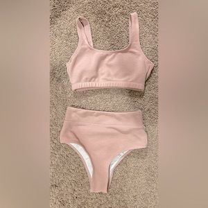Light Pink High-Waisted Bikini
